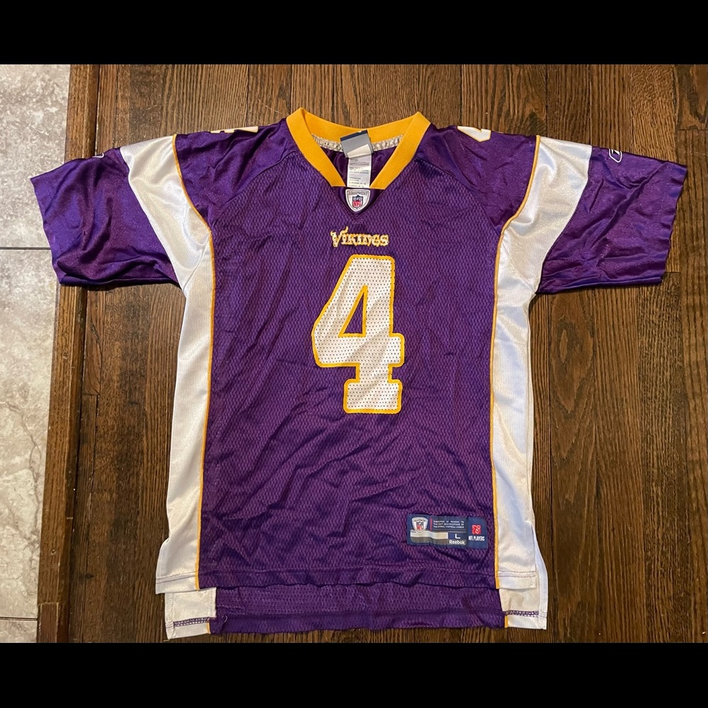 Brett Farve Minnesota Vilkings Youth Large NFL Football Jersey